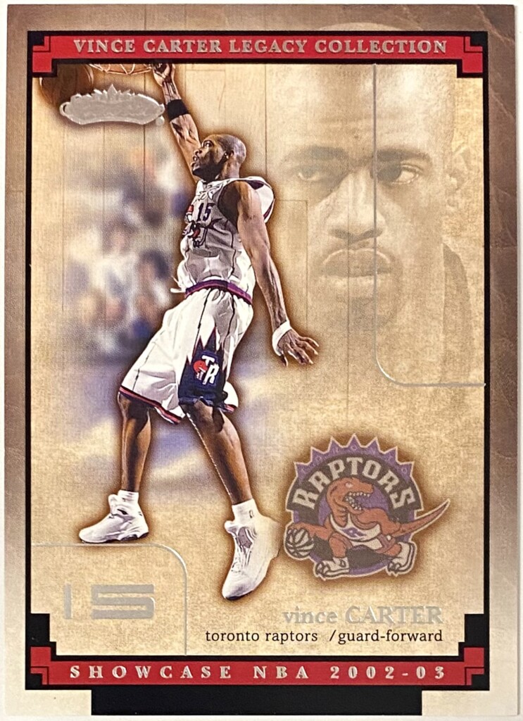 Vince Carter 2002-03 Fleer Showcase Toronto Raptors Basketball Legacy ...