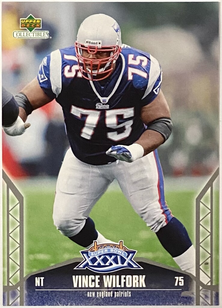 Vince Wilfork 2005 Upper Deck Collectibles New England Patriots ...