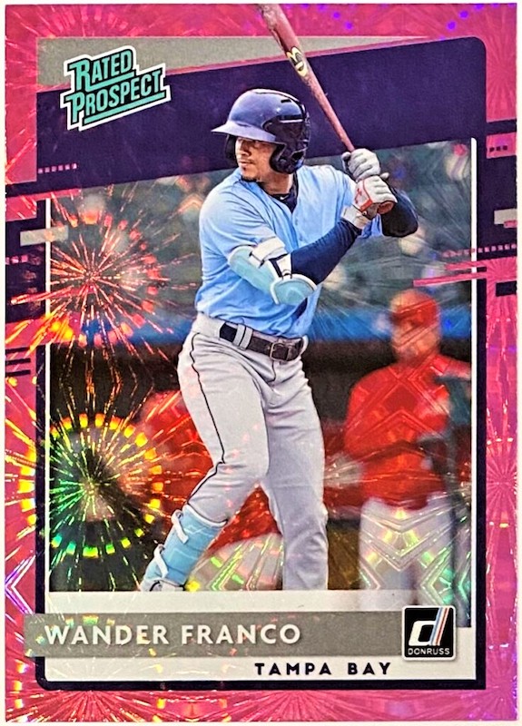 Wander Franco 2020 Panini Donruss Baseball Tampa Bay Rays Pink Fireworks  Rated Prospect Rookie Card – KBK Sports