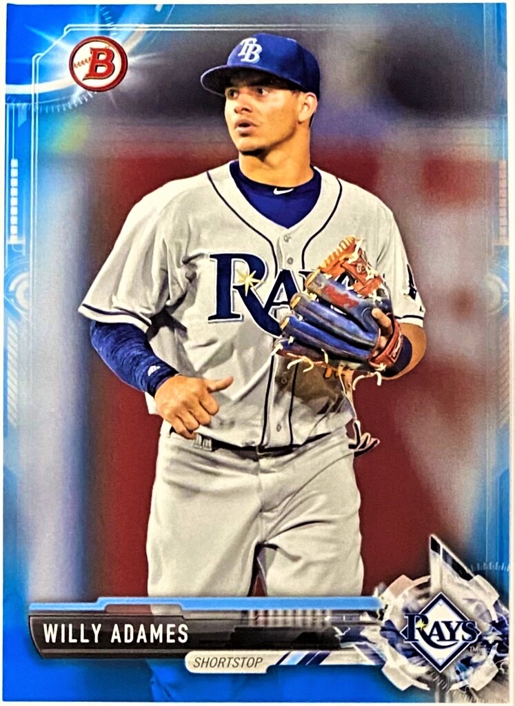 2018 Topps Update #US281 Willy Adames Tampa Bay Rays RC ROOKIE CARD