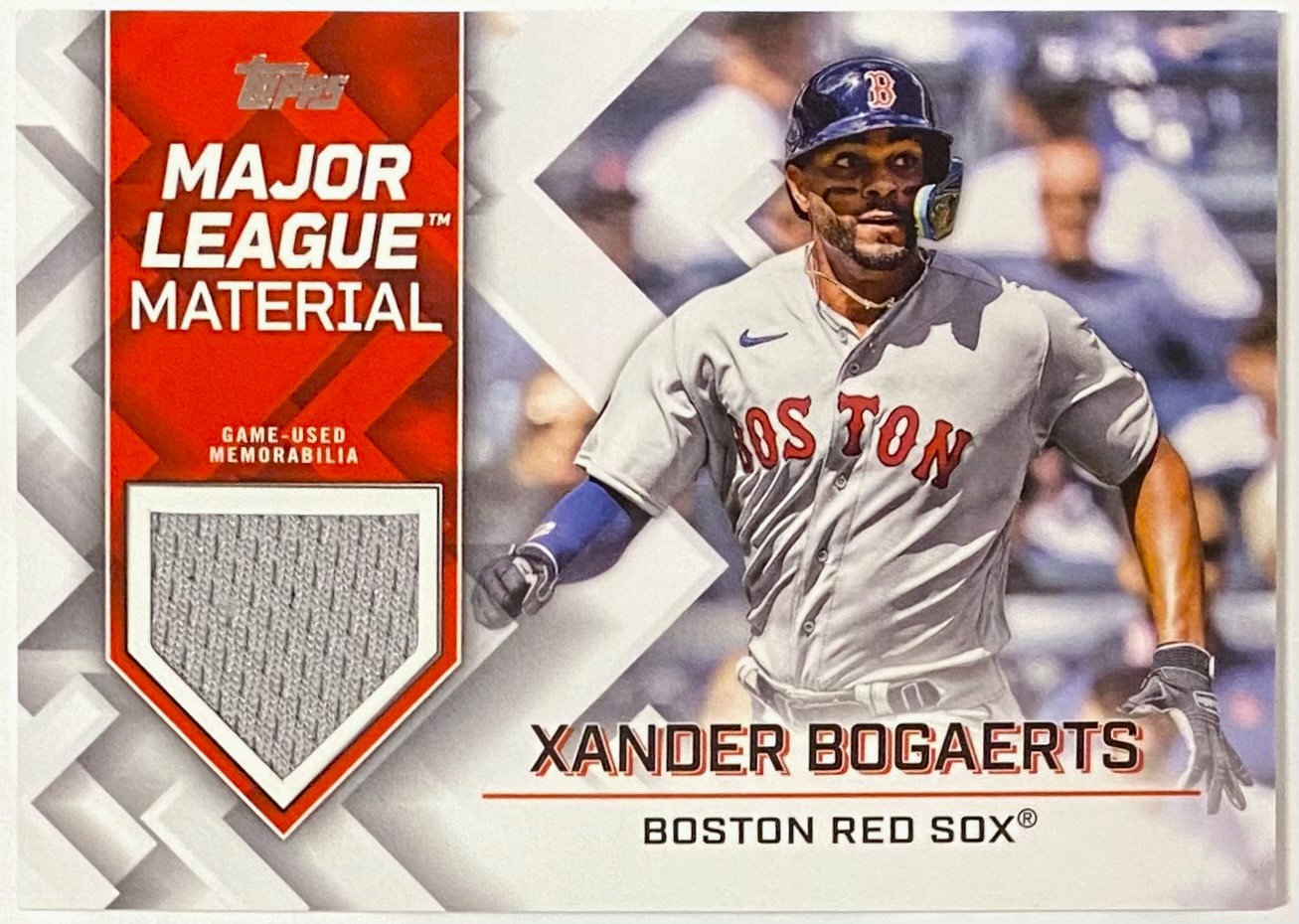 Xander Bogaerts 2022 Topps Boston Red Sox Baseball Major League ...