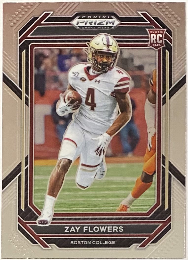 Zay Flowers 2023 Panini Prizm Draft Picks Football Boston College ...