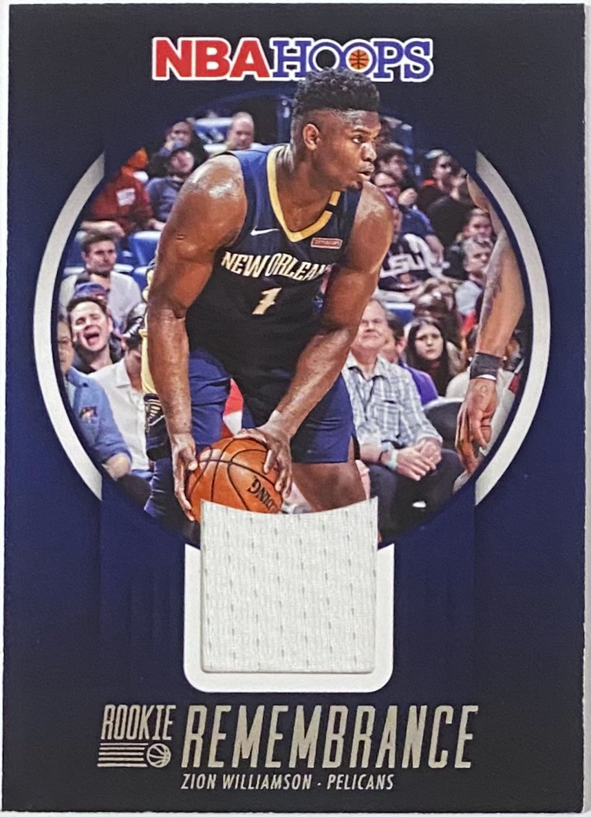 Zion Williamson 2023-24 Panini Hoops Basketball New Orleans Pelicans Rookie  Remembrance Card w/Piece of Player-Worn Material - KBK Sports