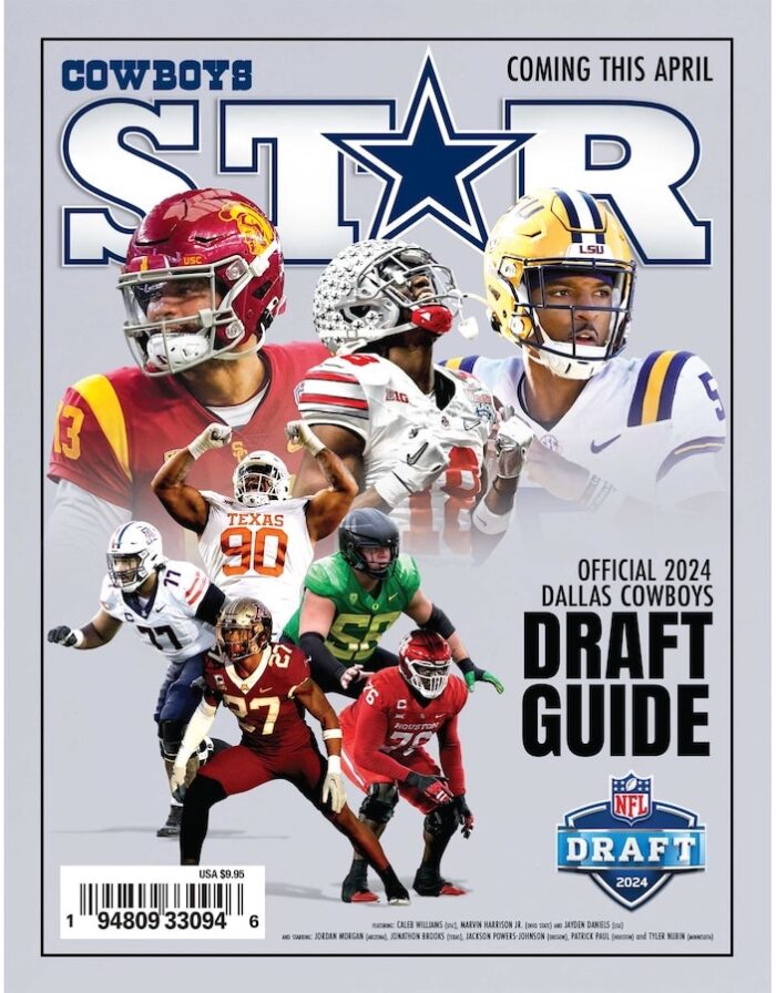 Dallas Cowboys 2024 Star Magazine Official NFL Draft Guide KBK Sports