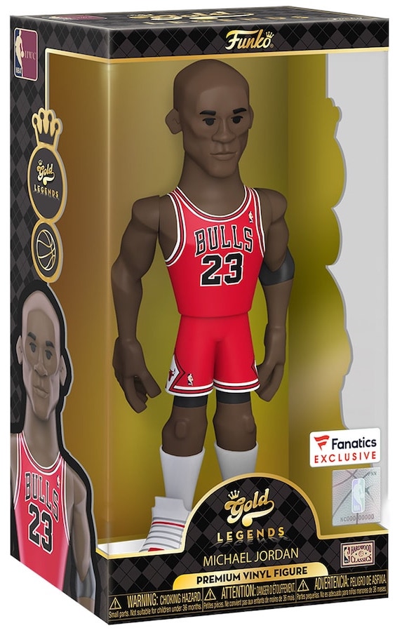 Michael Jordan Funko Gold Chicago Bulls Premium Vinyl Figure - KBK Sports