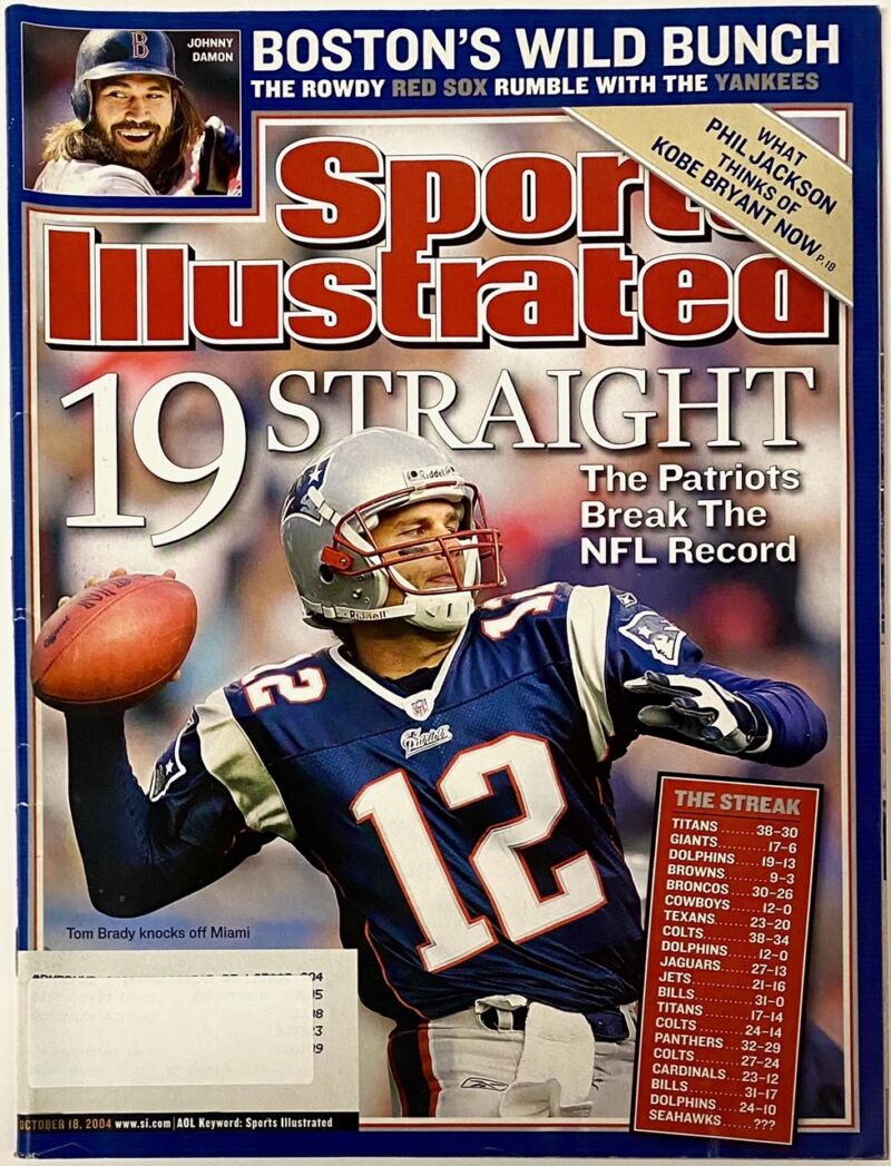 Tom Brady Sports Illustrated New England Patriots 